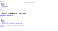 Desktop Screenshot of proedu.elitehfp.com